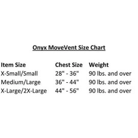 Onyx Movevent Dynamic Paddle Sports Life Vest, Aqua, Xl/2Xl