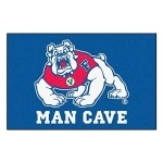 Fanmats 17261 Team Color 19X30 Fresno State Man Cave Starter Rug