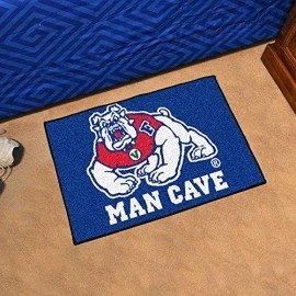 Fanmats 17261 Team Color 19X30 Fresno State Man Cave Starter Rug