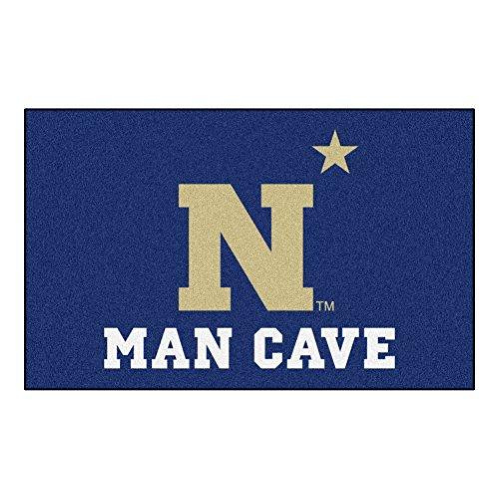 Fanmats 17344 Team Color 59.5X94.5 U.S. Naval Academy Man Cave Ulti Mat Rug