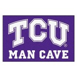 Fanmats 17281 Team Color 19X30 Tcu Man Cave Starter Rug