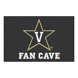 Fanmats 17345 Team Color 19X30 Vanderbilt Fan Cave Starter Rug