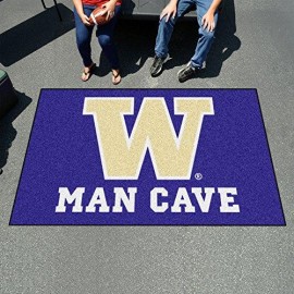 Fanmats 17332 Team Color 59.5X94.5 Washington Man Cave Ulti Mat Rug