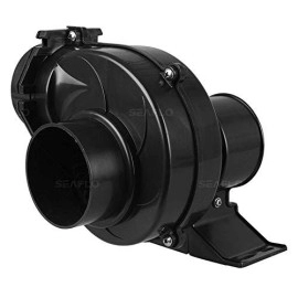 Seaflo In Line Bilge Air Blower 130CFM Boat Black Ventilation Marine 12V 2.5AMP