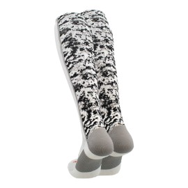 TcK Digital camo OTc Socks (White, Large)