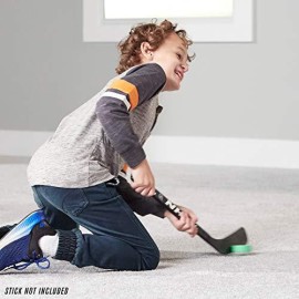 Franklin Sports Mini Foam Hockey Pucks - Indoor Knee Hockey Pucks For Kids - 3 Soft Foam Hockey Pucks - Assorted Colors