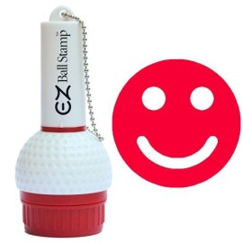 Promarking Ezballstamp Golf Ball Stamp - Red Smiley