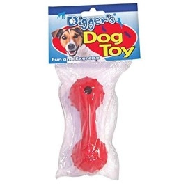 Diggers Dumb Bell Sports Dog Toy 5 In Rubber