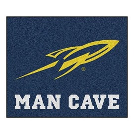 Fanmats 17327 Ncaa University Of Toledo Man Cave Tailgater Rug, 60 X 72/Small, Black