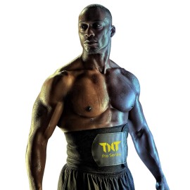 TNT Pro Series Waist Trimmer Belt for Women & Men for Weight Loss - Slimming & Sweat Belt - Neoprene Yellow