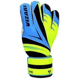 Vizari Avio F.P. Soccer Goalkeeper Glove | for Kids and Adults (Blue / Green, Size 7)