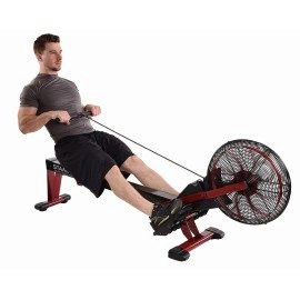 Stamina | X Air Rower - Smart Workout App, No Subscription Required - Foldable Rowing Machine for Home Use with LCD Monitor