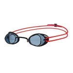 Arena Swedix Race Swim Goggles, Smoke Red, Non-Mirror Lens