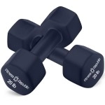 Fitness Republic 20Lb Neoprene Workout Dumbbells Set Of 2 - Non Slip, Anti Roll Exercise & Fitness Dumbbells - Hex Shaped Hand Weights For Men & Women - Ideal For Home And Gyms Training