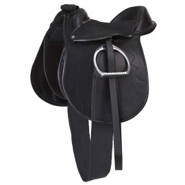 Kerbl Economy Pony 325415 Saddle Set, Black