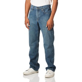 Carhartt Mens Relaxed Fit 5-Pocket Jeans, Frontier, 31W X 32L Us