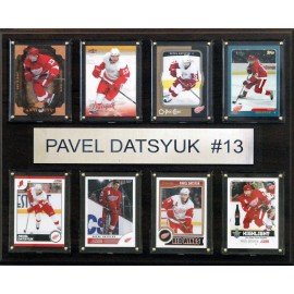 NHL Detroit Red Wings Pavel Datsyuk 8-Card Plaque, 12 x 15-Inch