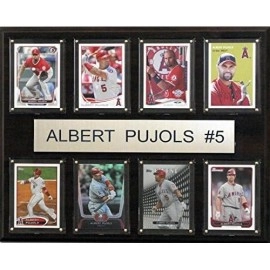 Mlb Los Angeles Angels Albert Pujols 8-Card Plaque, 12 X 15-Inch