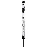Superstroke Plus Flatso 2.0 Xl Golf Putter Grip - White/Black/Silver, Jumbo, Grpsszcfxlbk