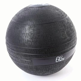 66Fit Slam Ball - Black (10Kg) Gym & Home Training For Workout, Strength Building, Resistance Training, Weight Loss