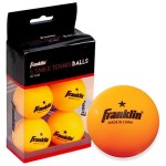 Franklin Sports Ping Pong Balls - Official Size + Weight Orange 40Mm Table Tennis Balls - One Star Professional Ping Pong Balls - Durable High Performance Ping Pong Balls - Orange - 6 Pack