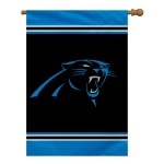 Fremont Die NFL Carolina Panthers 1-Sided House Flag, 28