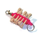 RedVex Paracord Golf Tee Holder - Pink - Holds 10 Golf Tees