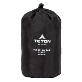 TETON Sports Mammoth Cotton Sleeping Bag Liner; A Clean Sheet Set Anywhere You Go; Perfect for Travel, Camping, and Anytime You