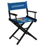 NCAA University Of Kansas Directors Height Chair Table, One Size, Multicolor