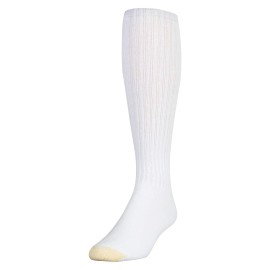 Gold Toe Men's Ultra Tec Performance Over-The-Calf Athletic Socks, Multipairs, White (3-Pairs), Large