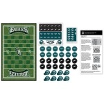 MasterPieces Family Game - NFL Philadelphia Eagles Checkers - Officially Licensed Board Game for Kids & Adults