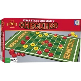MasterPieces NCAA Iowa State Cyclones, Checkers Board Game, For Ages 6+