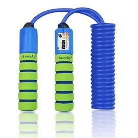 Aoneky Adjustable Kids Jump Rope With Counter And Comfortable Handles