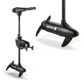 Newport Vessels Nv-Series 36Lb Thrust Saltwater Transom Mounted Trolling Electric Trolling Motor W/Led Battery Indicator & 30