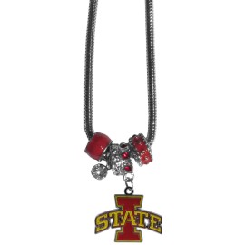 NCAA Siskiyou Sports Womens Iowa State Cyclones Euro Bead Necklace 18 inch Team Color