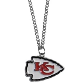 Nfl Siskiyou Sports Fan Shop Kansas City Chiefs Chain Necklace With Small Charm 22 Inch Team Color