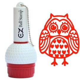 Promarking Ezballstamp Golf Ball Stamp - Red Owl