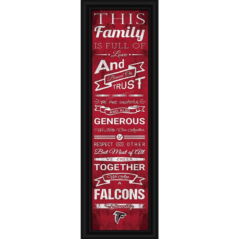 Atlanta Falcons Family Cheer Print 8