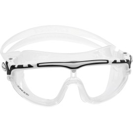 Cressi Adult Wide View Swim Mask Skylight: Made In Italy, Clearwhiteblack