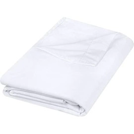 Utopia Bedding Flat Sheeta- Soft Brushed Microfiber Fabric - Shrinkage Fade Resistant Top Sheet - Easy Care - 1 Flat Sheet Onlya (Full, White)