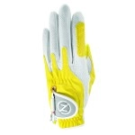 Zero Friction Womens Universal Fit Golf Glove, Yellow, Left Hand, One Size