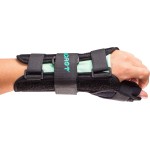 Aircast A2 Wrist Support Brace with Thumb Spica: Left Hand, Small