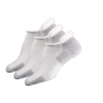 Thorlos J Max Cushion Running Rolltop Socks (3 Pairs) White, Medium
