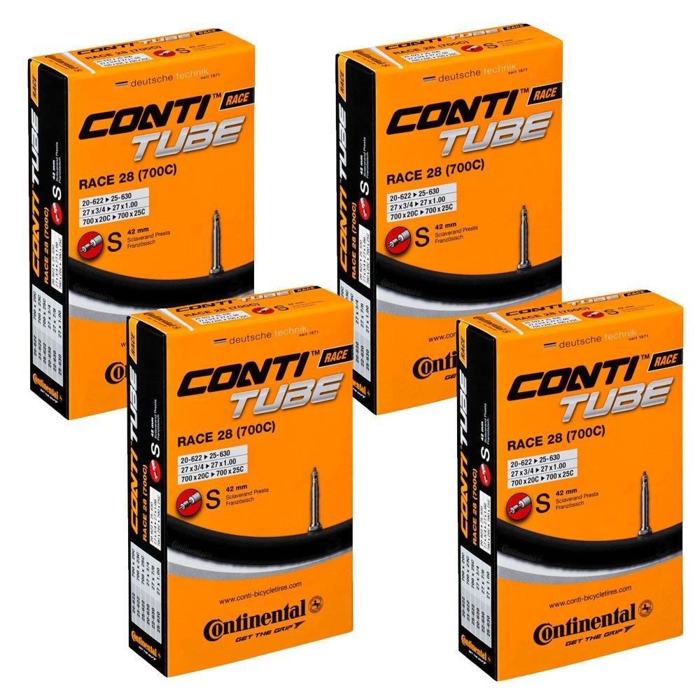 4 X Continental Bike Inner Tube Race 28 700 20 25 Presta 42Mm Cycle Valve