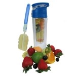 Water Bottle with FlipTop Lid, Spout and Carry Handle. Extra Cleaning Brush.