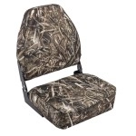 Wise High Back Boat Seat, Realtree Max 5 Camo