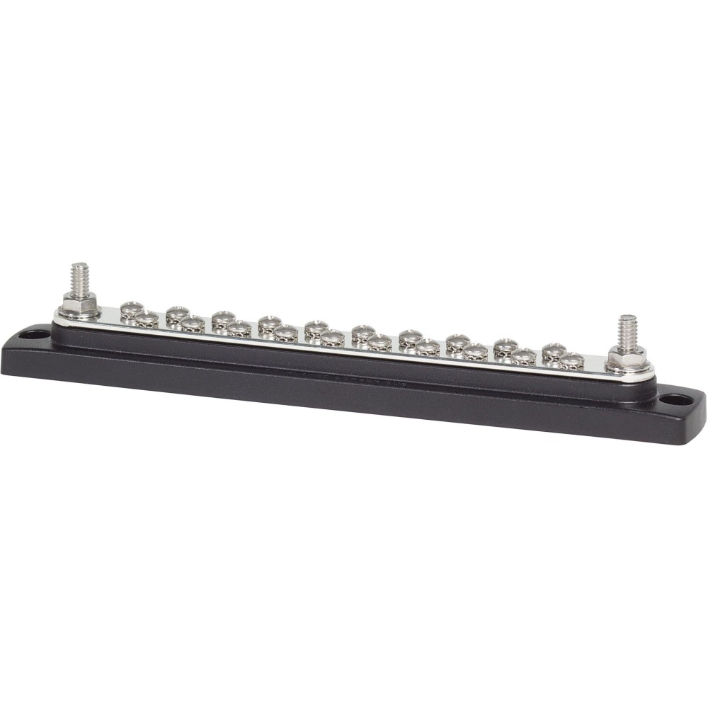 Blue Sea 2302 150 Ampere Common Bus Bar 20 x 8-32 Screw Terminal