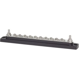 Blue Sea 2302 150 Ampere Common Bus Bar 20 x 8-32 Screw Terminal