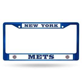Rico MLB Mets Chrome Frame, Colored, 15 x 8, Logo Color