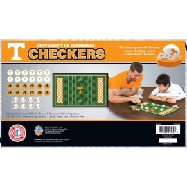 MasterPieces Family Game - NCAA Tennessee Checkers - Officially Licensed Board Game for Kids & Adults